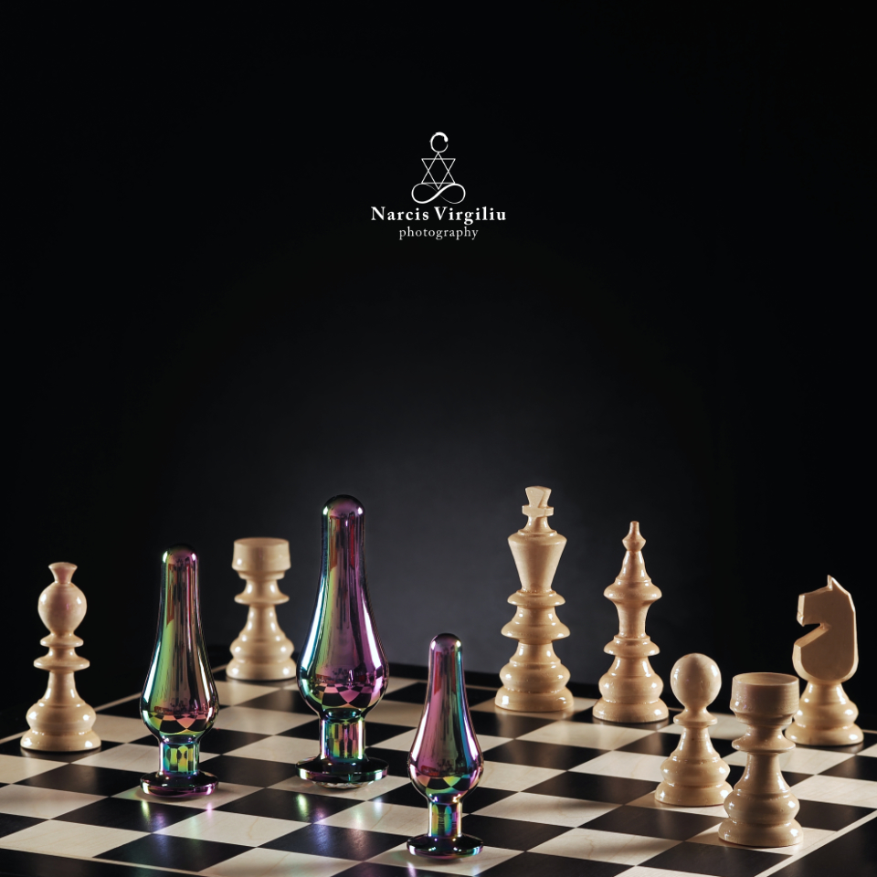 Chess Board and But Plug