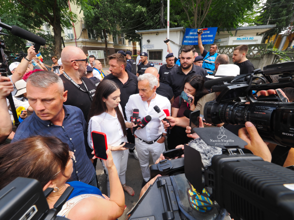 Calin Georgescu la IPJ ILFOV 9 IULIE 2025