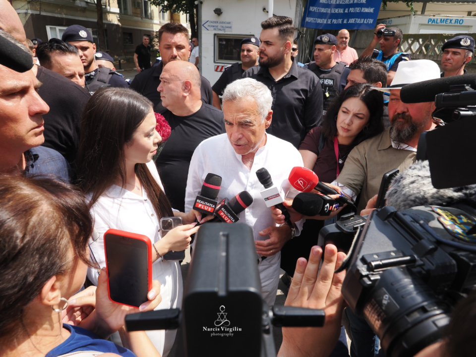 Calin Georgescu la IPJ ILFOV 9 IULIE 2025