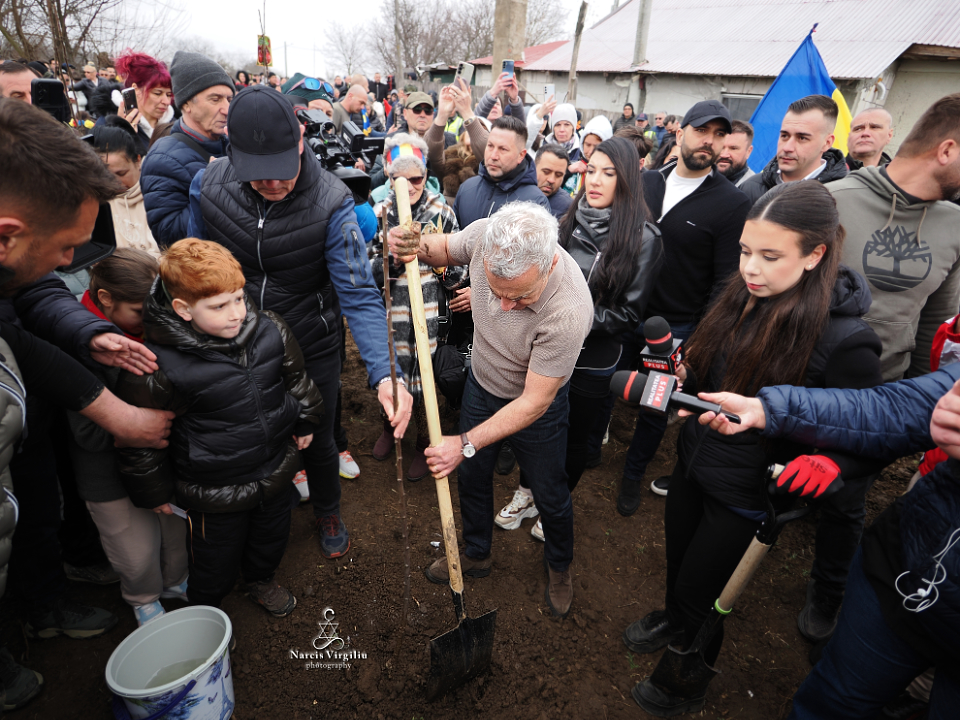 Călin Georgescu în localitatea Fierbinți-Târg, 14.03.2026

