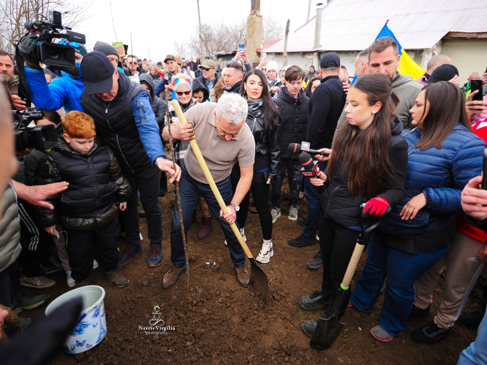 Călin Georgescu în localitatea Fierbinți-Târg, 14.03.2026
