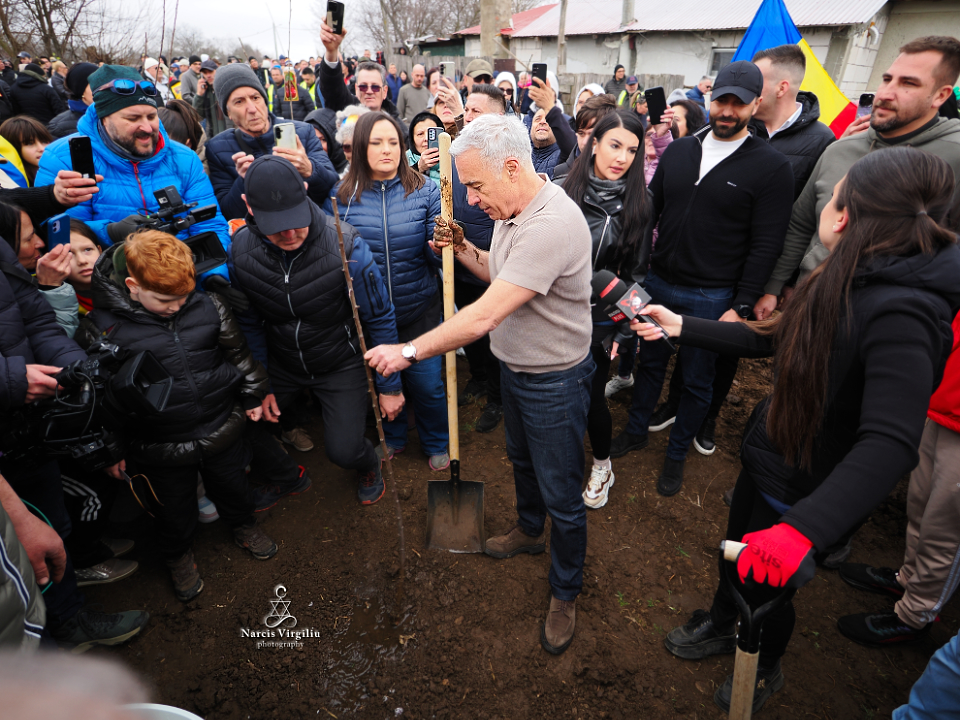 Călin Georgescu în localitatea Fierbinți-Târg, 14.03.2026
