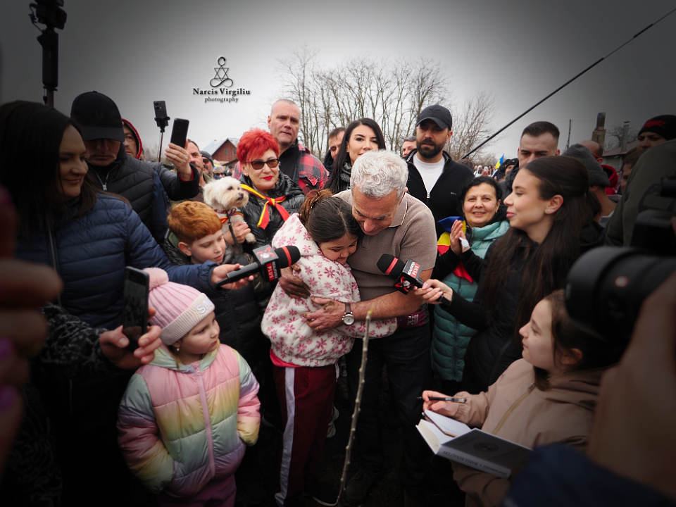 Călin Georgescu în localitatea Fierbinți-Târg, 14.03.2026
