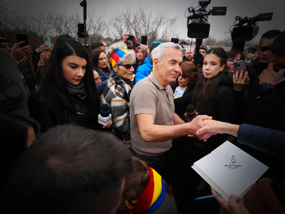 Călin Georgescu în localitatea Fierbinți-Târg, 14.03.2026
