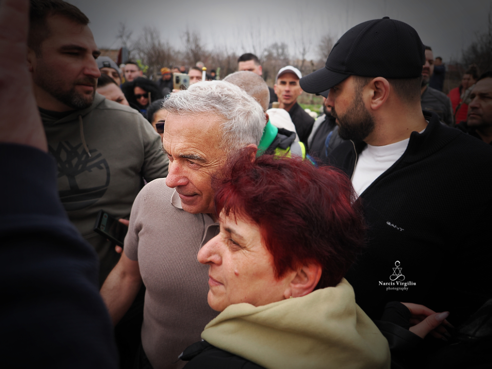 Călin Georgescu în localitatea Fierbinți-Târg, 14.03.2026